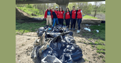 Доброволци от "Каритас Витания" почистиха около коритото и под моста на р. Стряма