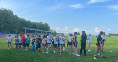 Първа тренировка по лека атлетика в Раковски