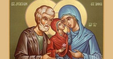 Честваме Св. Йоаким и Ана, родителите на Блажена Дева Мария